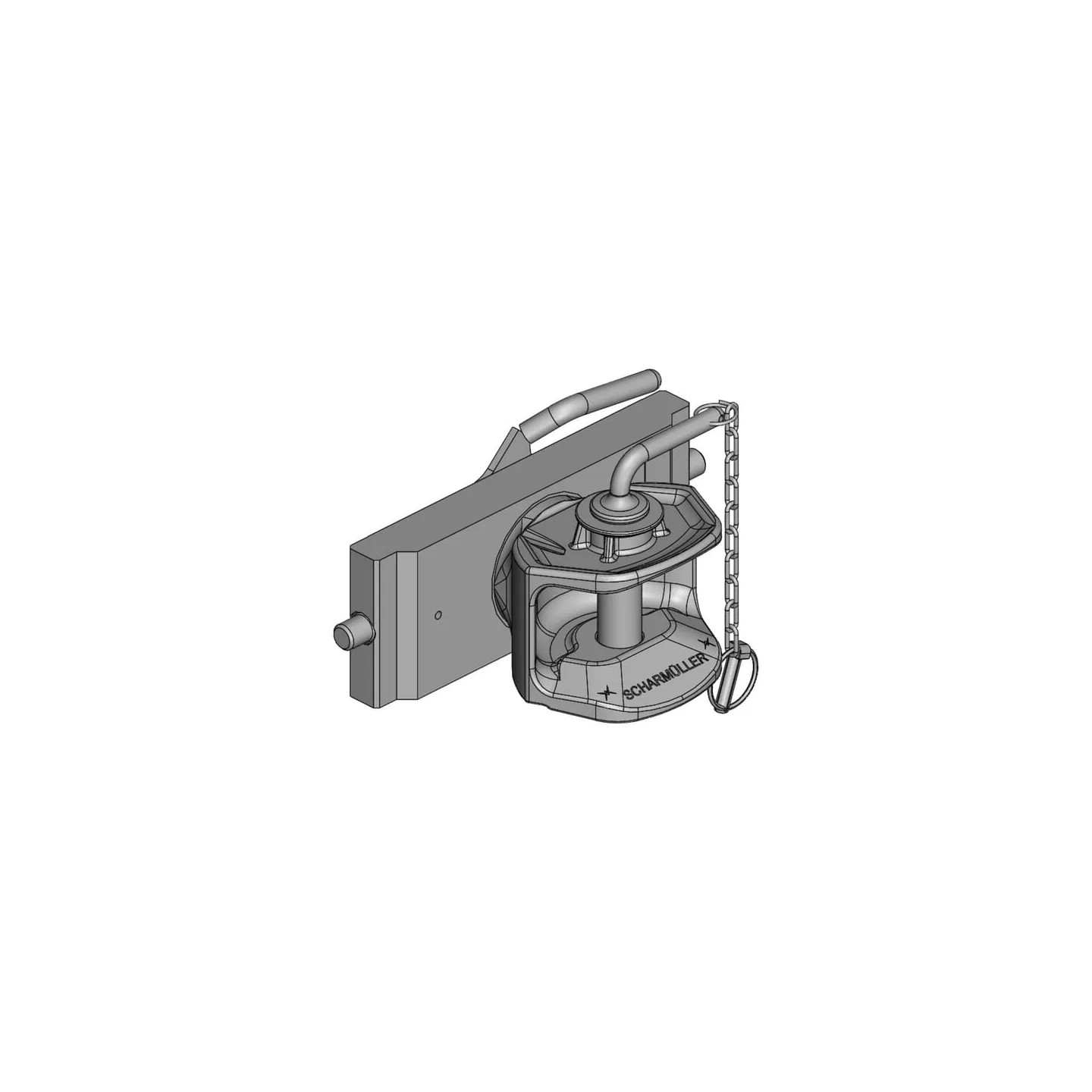 Trailer coupling 314 mm  03314501A02 Scharmüller 07314501 07314501A02 8004702