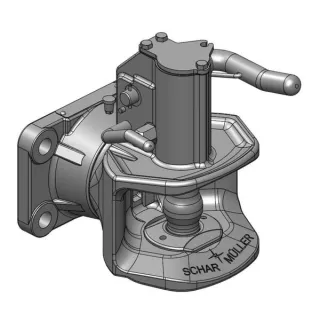 Clevis veidi 140x80 M16 K2 A11 (38mm) 05140302A02 Scharmüller