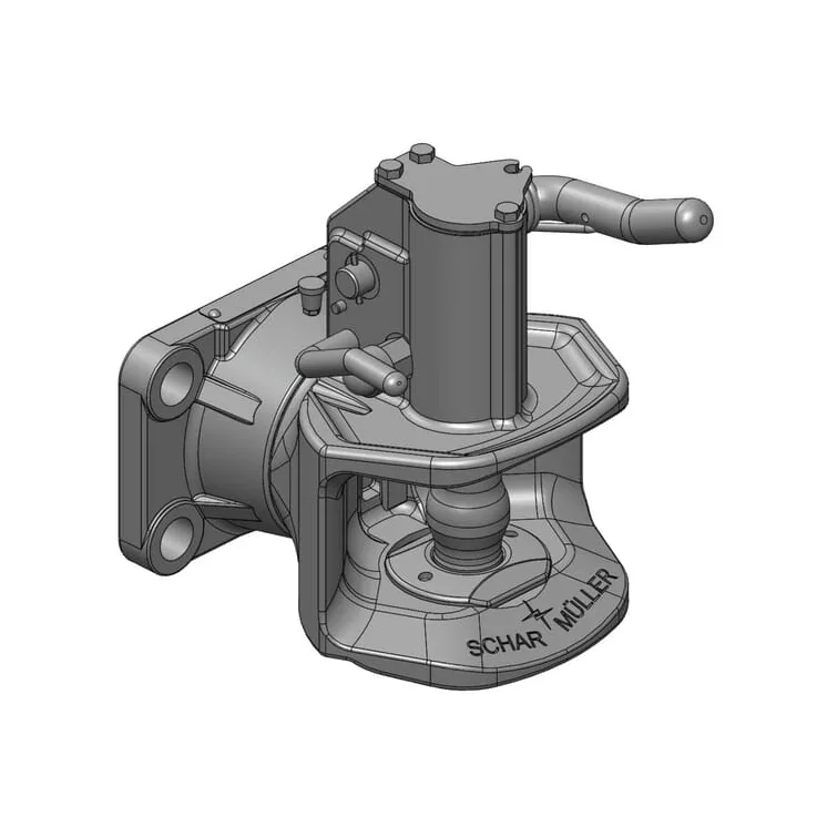 Clevis Types 140x80 M20 K2 A11 (38mm) 05141302A02 Scharmüller