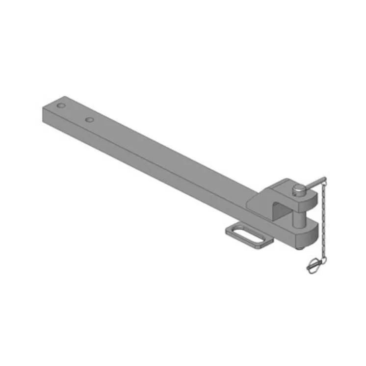 Drawbar 120x60 L1355mm Terrion 7000 Cat. 4 50mm  108213000A02 Scharmüller