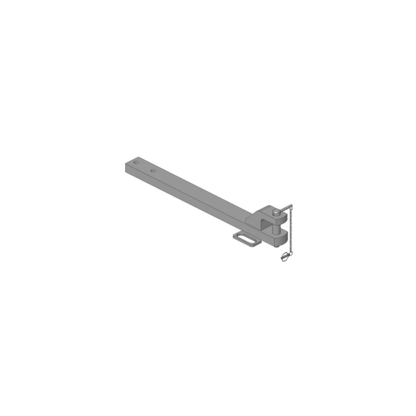 Drawbar 120x60 L1355mm Terrion 7000 Cat. 4 50mm  108213000A02 Scharmüller