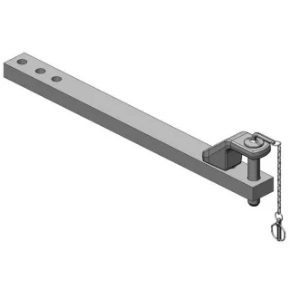 Jūgstienis 90x50 L1085mm Kat. 3 38 mm ISO 6489-3 108219840A34 Scharmüller