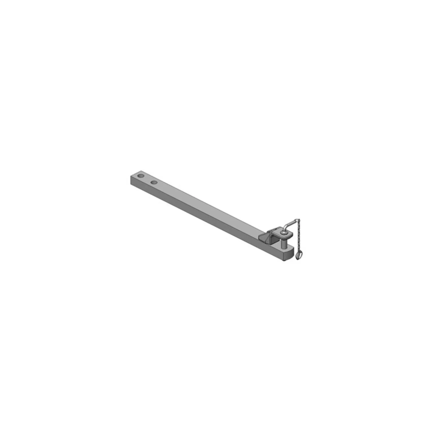 Drawbar 80x50 L1170mm Cat. 2 31,5mm  108209600A02 Scharmüller