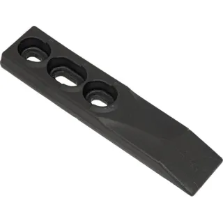 Cultivator point 350x80mm right/left, flat, 3 hole, suitable for Kverneland  5040217001320 Mølbro