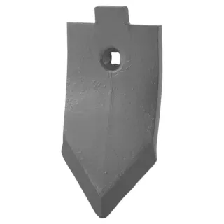 Cultivator point 230x120x10mm, flat, 1 hole, suitable for Lemken  51403374388 Mølbro