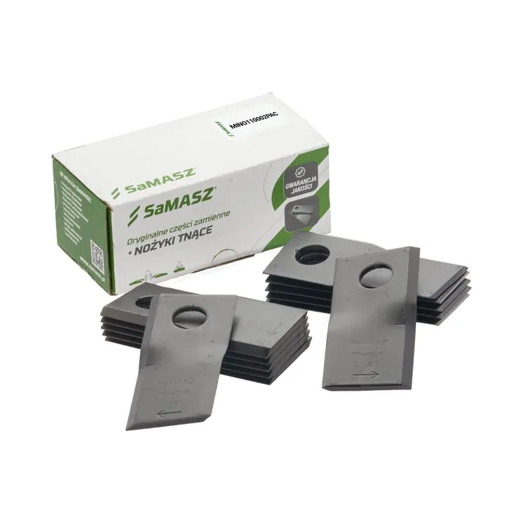 Pļaušanas asmeņu komplekts 12 gab LH 115x49x4 mm MINO000010PAC SaMASZ