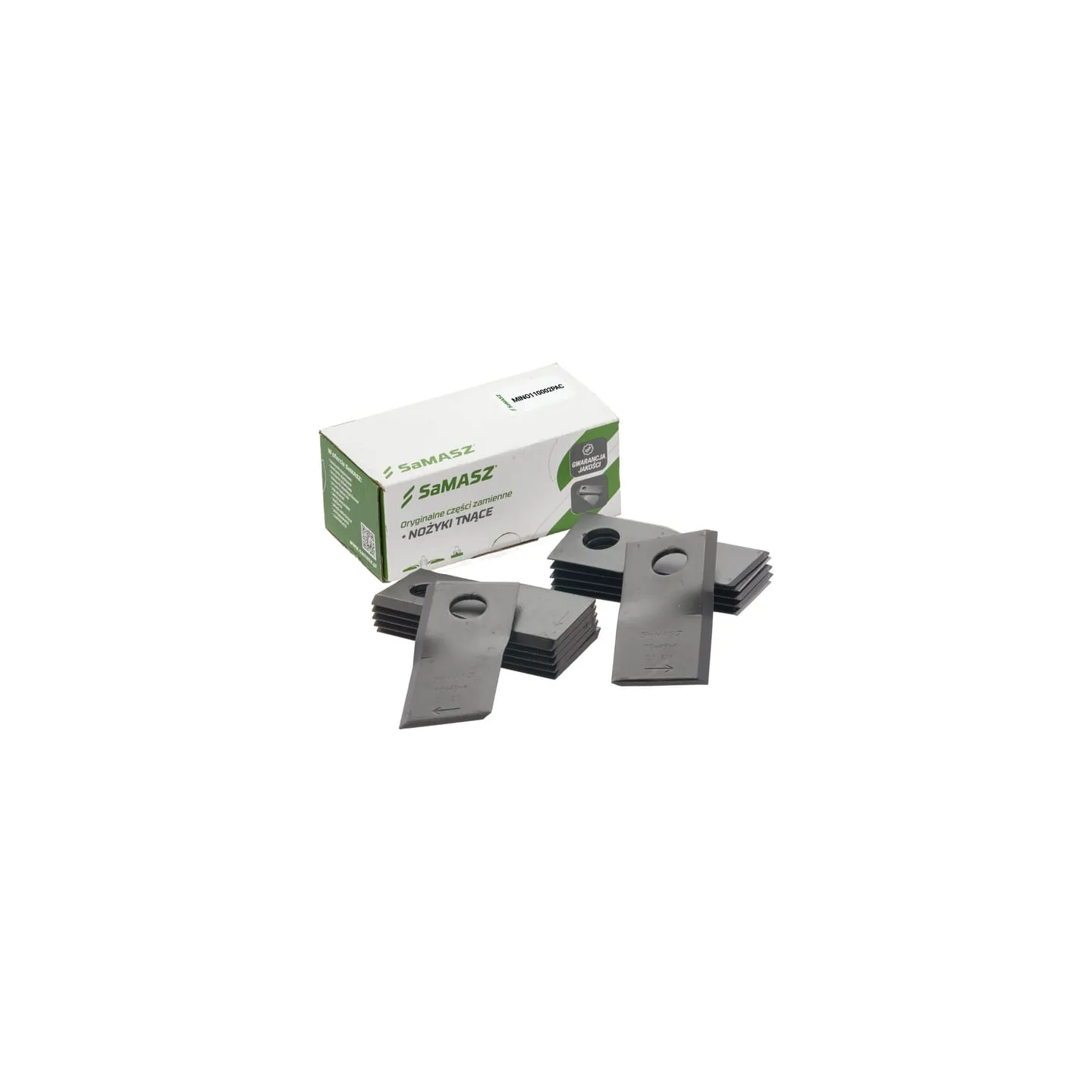 Pļaušanas asmeņu komplekts 12 gab LH 115x49x4 mm MINO000010PAC SaMASZ