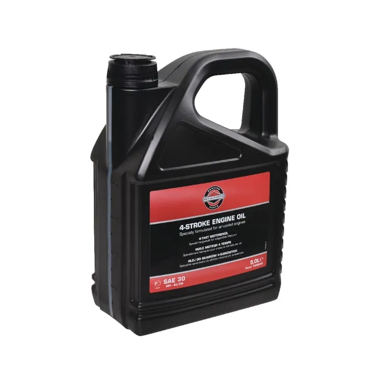 Engine oil, 5l, mineral, SAE 30W by   100009E Briggs & Stratton
