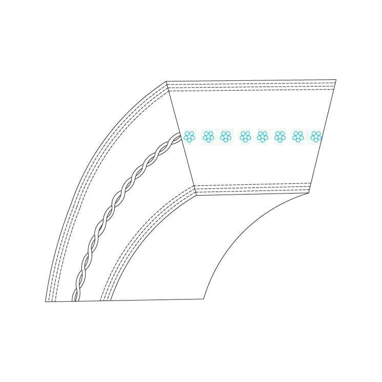 V-belt ha 114.0  1718017SM Briggs & Stratton