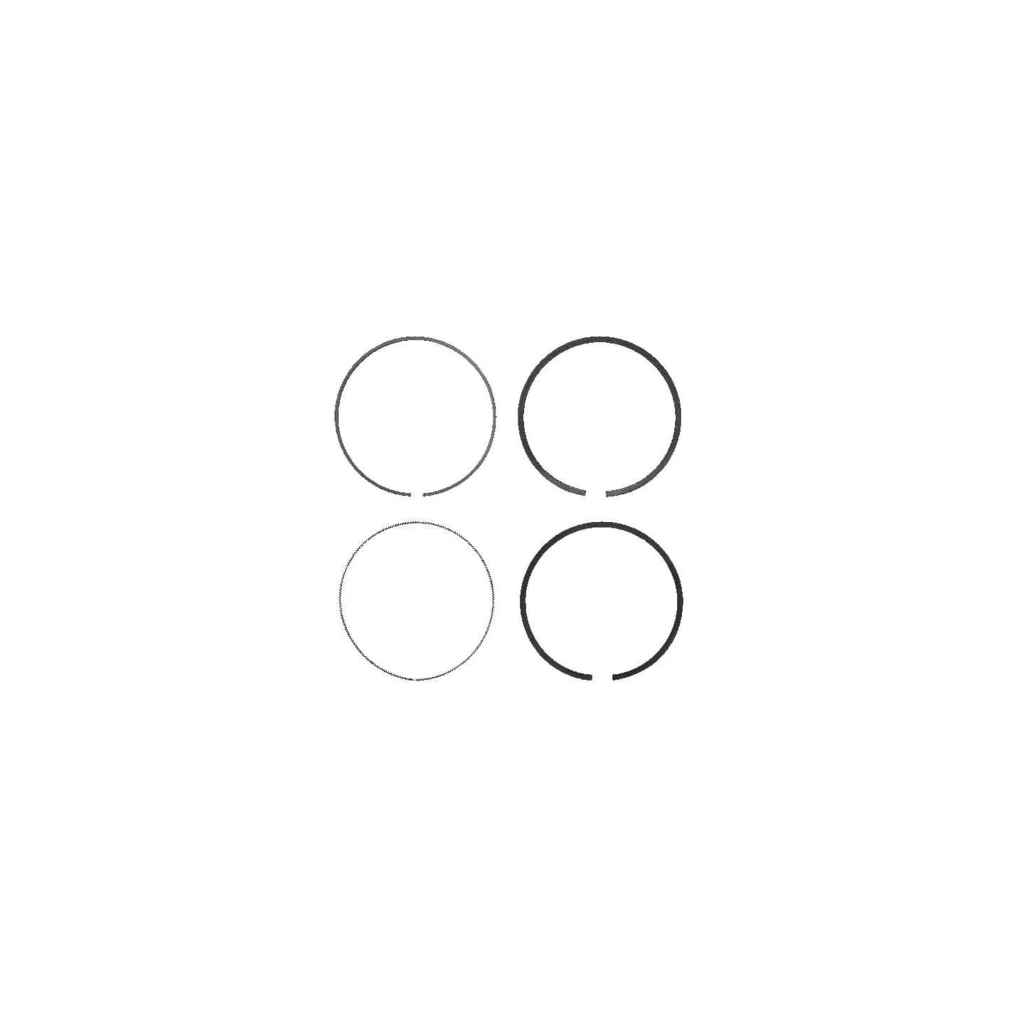 Piston ring set standard  698375 Briggs & Stratton