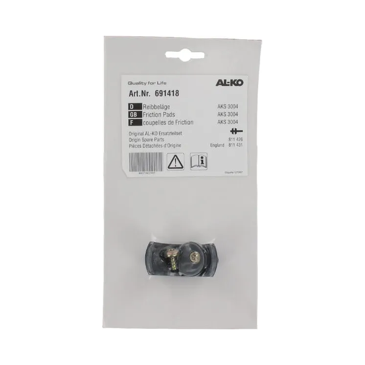 Friction lining set AKS3004  691418 AL-KO
