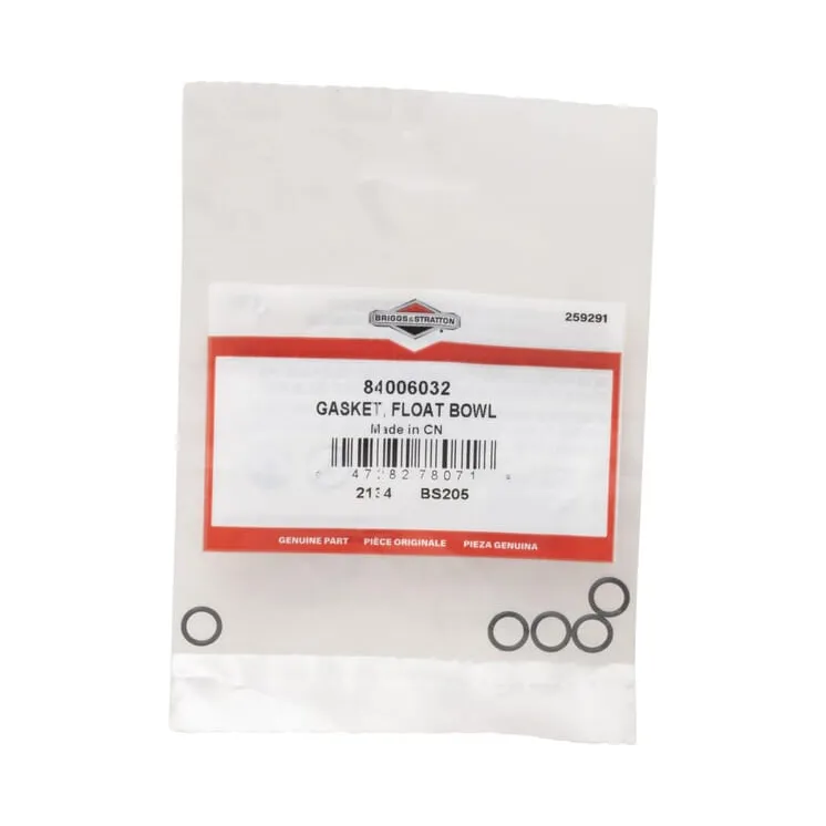 Gasket, float bowl  84006032 Briggs & Stratton