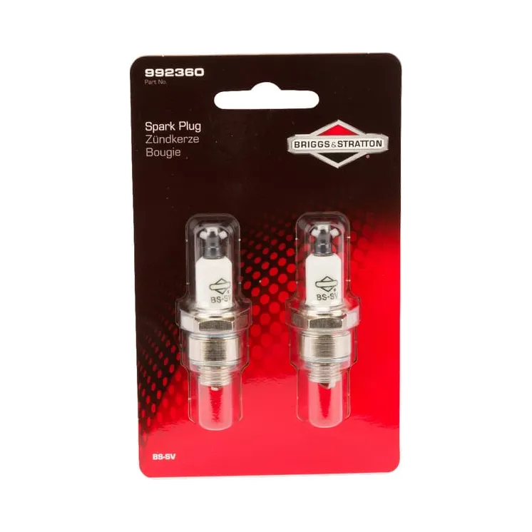 Spark plug BS-SV (2x) blister  992360C Briggs & Stratton 6098E 6099E 992302 992360
