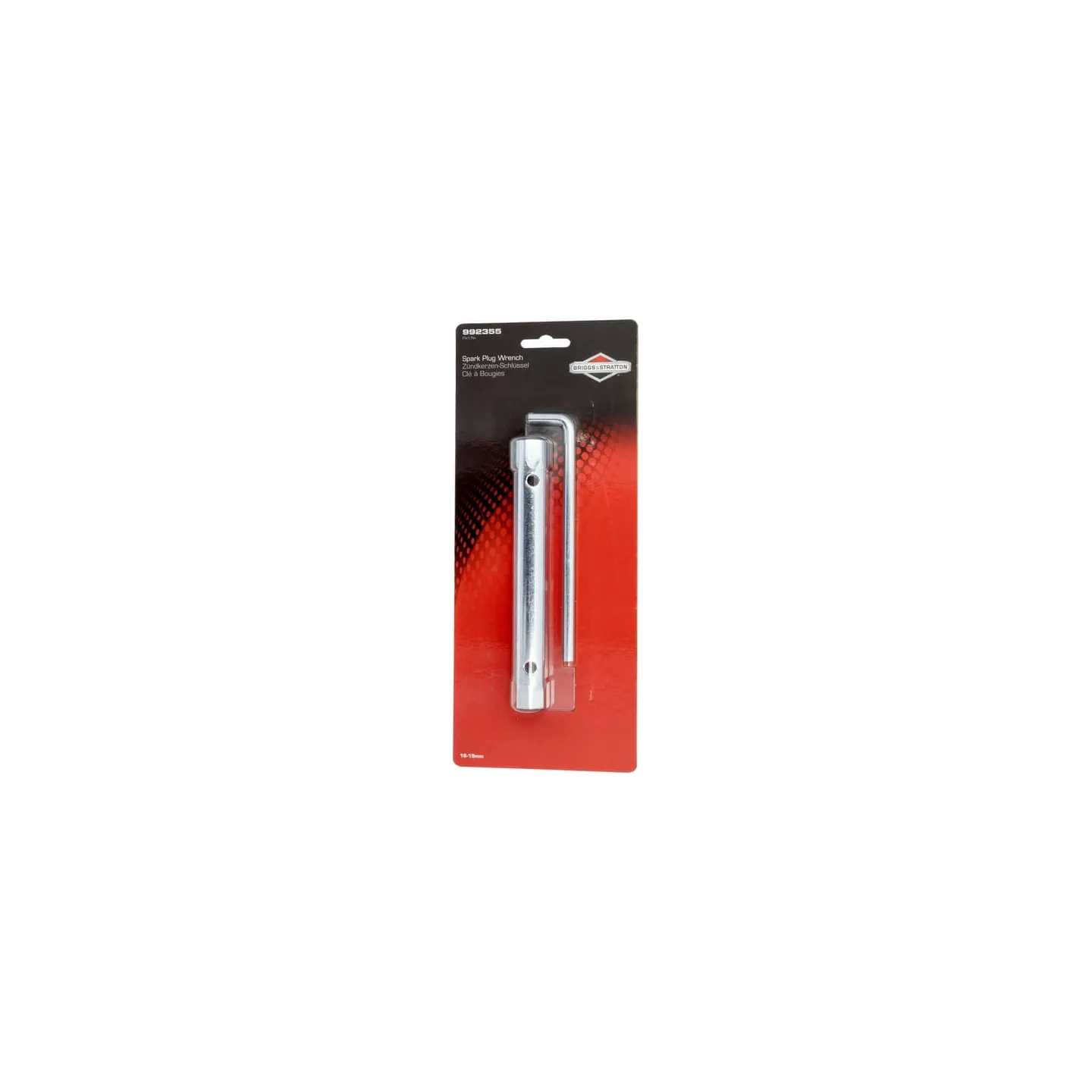 Spark plug wrench, 16x19 mm  992355 Briggs & Stratton 6095E