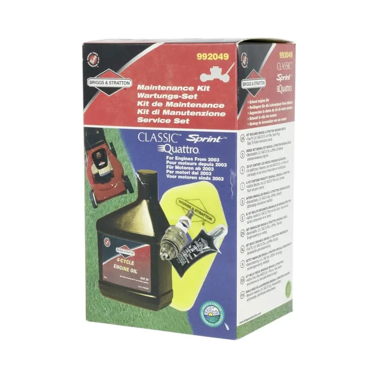 Service kit, CLASIC/SPRINT, NEW filter  992230 Briggs & Stratton 992049 992200WM