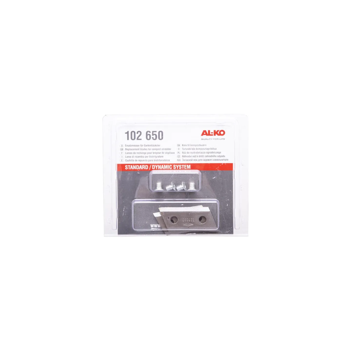 Asmeņu komplekts M/B 2X325030+4X503616 AK102650 AL-KO