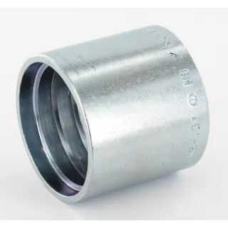 Ferrule 53x48.6mm DN32 Steel / zinc-plated / white passivated   SFAD132 Alfagomma SF1T32 SFA1T32