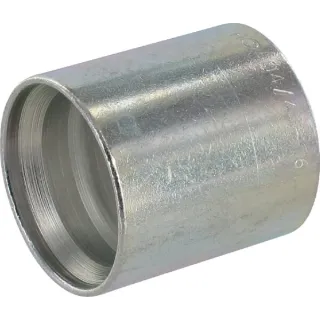 Ferrule 45x47.7mm DN25 Steel / zinc-plated / white passivated   SFA4S25 Alfagomma